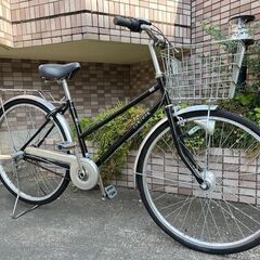 【メンテナンス済み】サイクルベースあさひ　26インチ　内装3段　...