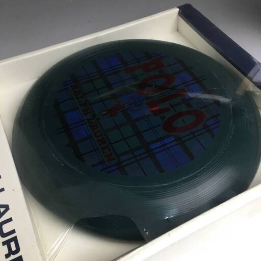 ut19/69　polo ラルフローレン フリスビー disk ポロ RALPH LAUREN チェック柄 未開封 ディスク ※破れ有り 現状○