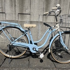 美品26インチ水色女子用