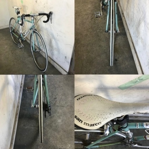 187★岐阜発　△Bianchi△IMOLA/ロードバイク/自転車/ビアンキ/クロモリ/2×10段変速/ブルー/走行確認/傷サビ汚れ有り/現状品　R5.10/12★a