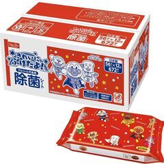 売約済み！AS0019　アンパンマン ノンアルコール 除菌シート...