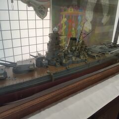 全長1m30 超巨大 戦艦 模型 ヤマト型　プラモデルの画像