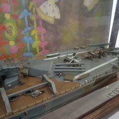 全長1m30 超巨大 戦艦 模型 ヤマト型　プラモデルの画像