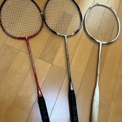 バドミントンラケット3本