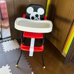 ミッキー食事イスの画像