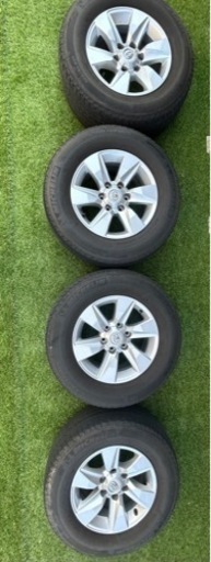 プラド　純正ホイール　17インチ　ナット付き