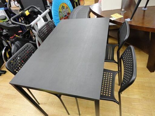 adl almira 　IKEA ダイニング5点セット　4人掛け　ブラック adl almira IKEA ダイニング5点セット 4人掛け ブラック ダイニング