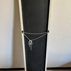 全身鏡　ミラー　壁掛け　ホワイトの画像