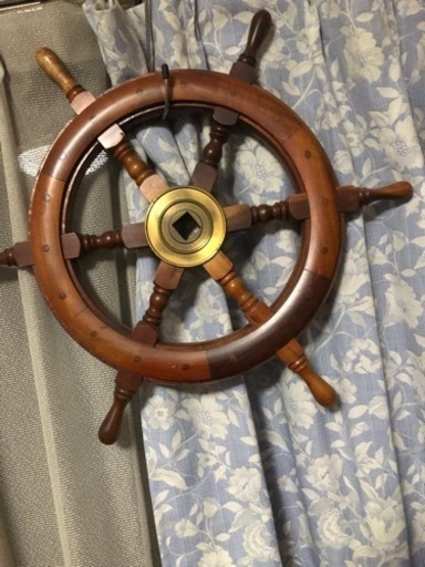 船　舵輪