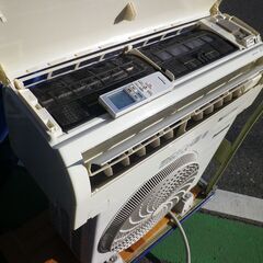 お取引中　パナソニック　2.2Kエアコン　6～8畳用　CS-J226C-W　2016年　100V　R32新冷媒採用の画像