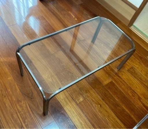 【2セット】家具 テーブル ガラス