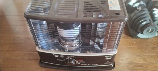 石油ストーブ　トヨストーブ　停電対策　屋外暖房