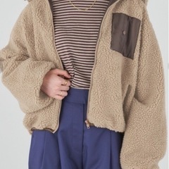 ボアブルゾンの画像