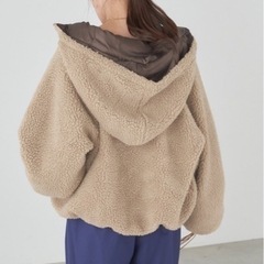 ボアブルゾンの画像