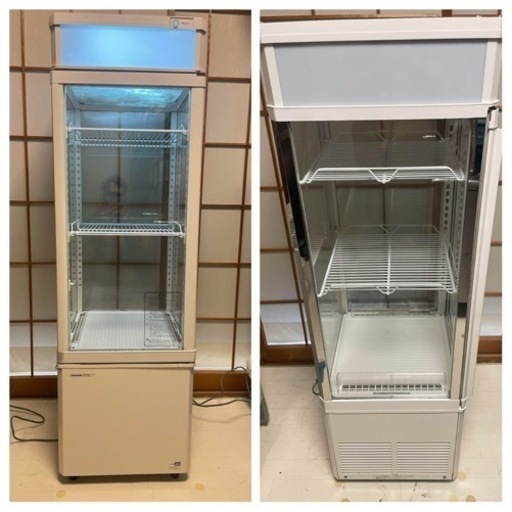 パナソニック Panasonic 業務用 縦型 4面ガラス 冷蔵ショーケース SSR-165BN 100V 93L