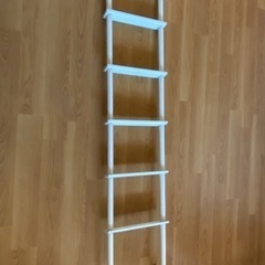 ニトリ ロフトベッド シングル 白の画像