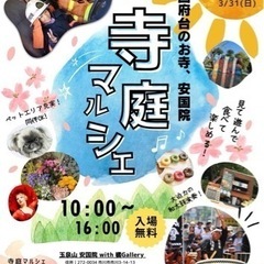 3/30(土) 市川市国府台のお寺で『寺庭マルシェ』初開催！の画像