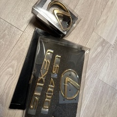UCF20/21セルシオ  USAエンブレムゴールド3点セット希...
