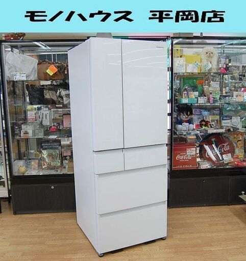 6ドア冷蔵庫 600L 2020年製 パナソニック NR-F606HPX-W形 600Lクラス 大型  アルベロホワイト 観音開き 自動製氷 エコナビ ファミリータイプ  札幌市 清田区 平岡