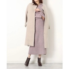 【美品】Apuweiser-riche ふわふわニットロングコート