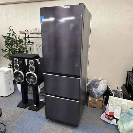 【中古】HITACHI 日立 R-V38KV ノンフロン冷凍冷蔵庫 2020年製 375L