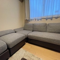 家具 L字ソファ カウチソファ3人掛け