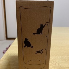 【未使用品】KALDI ネコ柄グラスの画像
