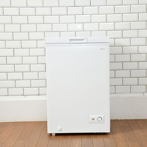 【クリーニング済】山善 上開き冷凍庫 100L