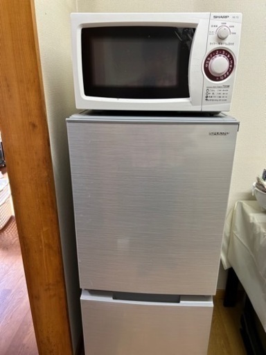 冷蔵庫と電子レンジ