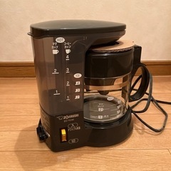 コーヒーメーカー　珈琲通 EC-TC40-TA ブラウンの画像