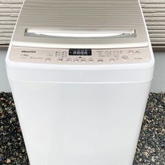 【受渡者決定】☆美品☆ ハイセンス 7.5kg 全自動洗濯機 2...