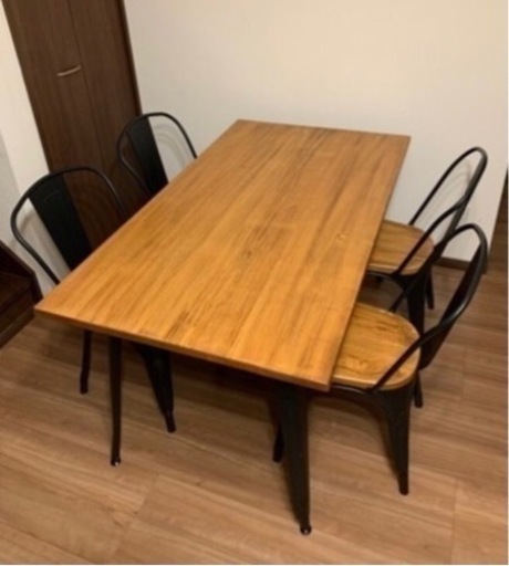 ロウヤ　LOWYA ダイニングテーブル　チェア　セット