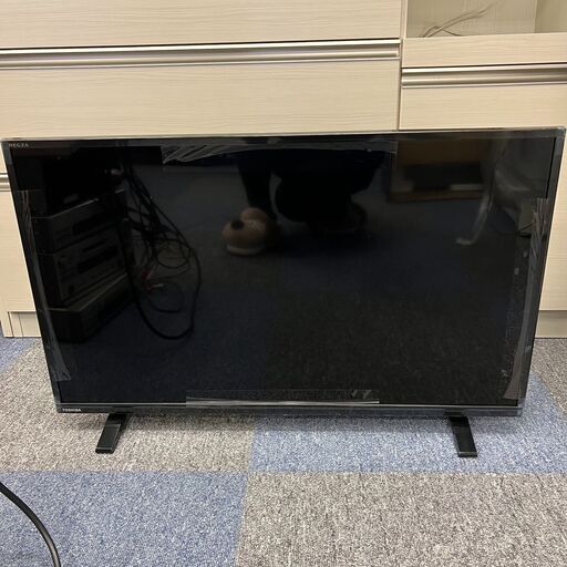 【稼動品】TOSHIBA 東芝 液晶テレビ 32S24 生活家電 22年製 ブラック 中古