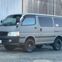 個人売買　トヨタ　ハイエース　最終型　後期　4WD リフトアップ...