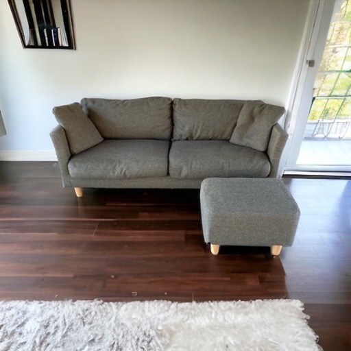 3人掛けソファ カウチソファ