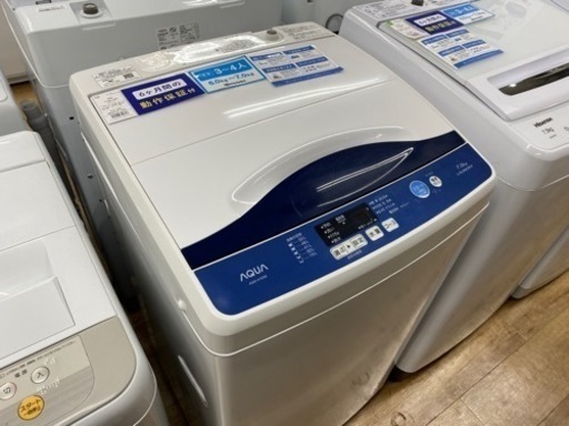 【AQUA】全自動洗濯機売ります！6ヶ月保証付き！