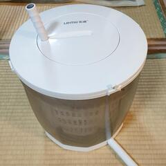これからの一人暮らしに？電気は不要の手動洗濯機