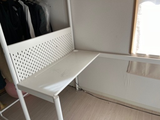 IKEAロフトベッド　デスク付き