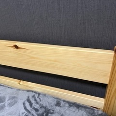 MUJI　セミダブルベッド　マットレス　２点セットの画像
