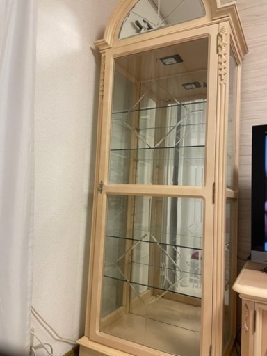 リンホーリン　大塚家具 ガラスケース　収納家具 キャビネット