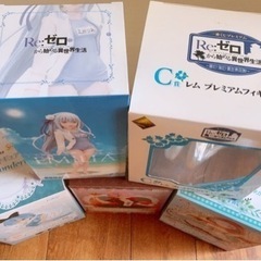 【新品未開封】リゼロ レム ラム エミリア フィギュア ５点の画像