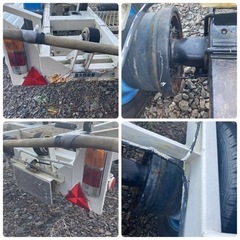 ボートトレーラ エスコ 訳アリ　積載量500kg 長さ560cm ボート ジェットスキー 船 トレーラー マリンスポーツ 釣り 中古 宮城の画像