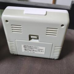 電波時計 温度 湿度家具 置時計 卓上の画像