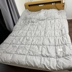 ニトリ　引き出し付きダブルサイズベットの画像