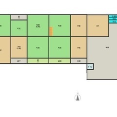【満員御礼】平屋10DK✨大型倉庫付き✨敷地内駐車2台以上✨ ペット多頭飼い大歓迎✨ 海津町福江戸建て✨ - 不動産
