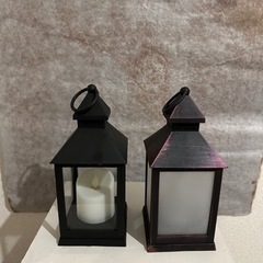 電池ランタン2点