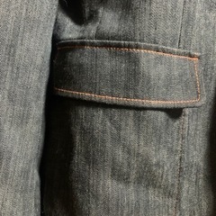 岡山私立関西高校男子　制服　桃太郎ジーンズジャケット　着用期間約3ヶ月の画像