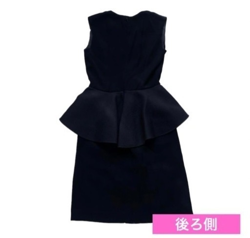 美品　ヨーコチャン　Yoko chan ペプラムワンピース　ドレス　綺麗目　服/ファッション スーツ レディース