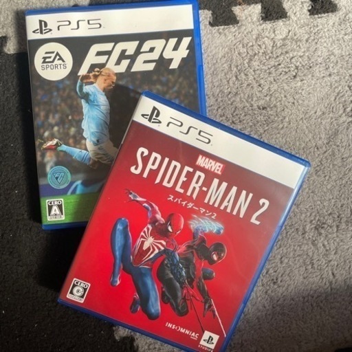 PS5ゲームCD、FIFA online 4とSpider-man 2
