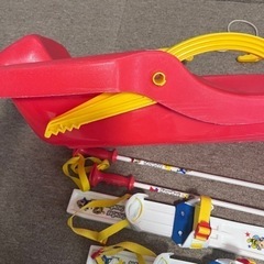 値下げ！子供用ソリ　 スキー　雪遊びの画像